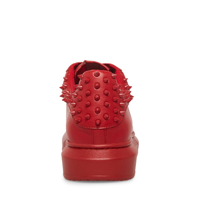 Red Steve Madden Frosting Men's Sneakers | PH 1892FBM